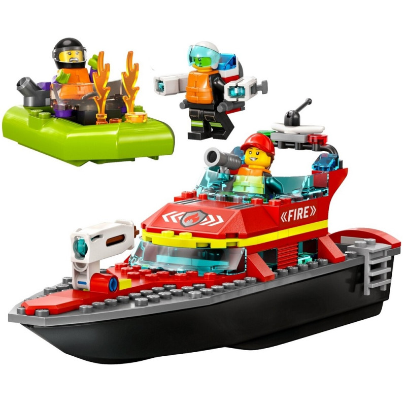 60373 KLOCKI LEGO CITY ŁÓDŹ STRAŻACKA ŁÓDKA