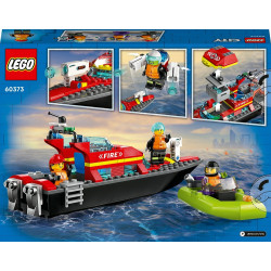 60373 KLOCKI LEGO CITY ŁÓDŹ STRAŻACKA ŁÓDKA