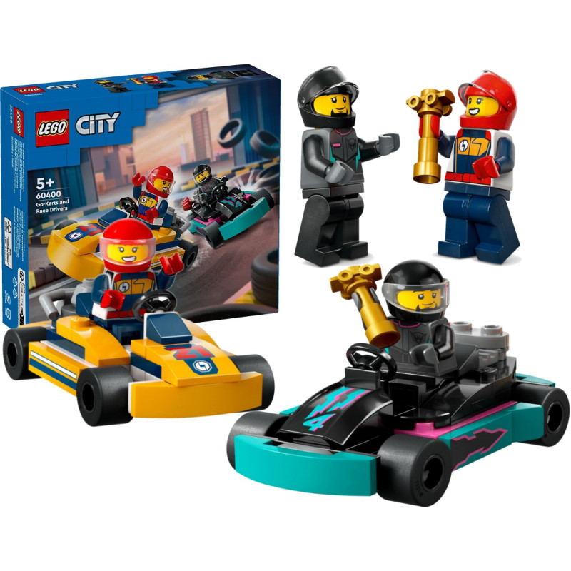 60400 KLOCKI LEGO CITY GOKARTY I KIEROWCY WYŚCIGOWI