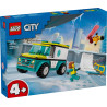 60403 KLOCKI LEGO CITY KARETKA I SNOWBOARDZISTA