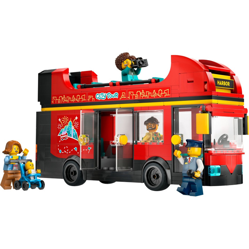 60407 KLOCKI LEGO CITY CZERWONY PIĘTROWY AUTOKAR