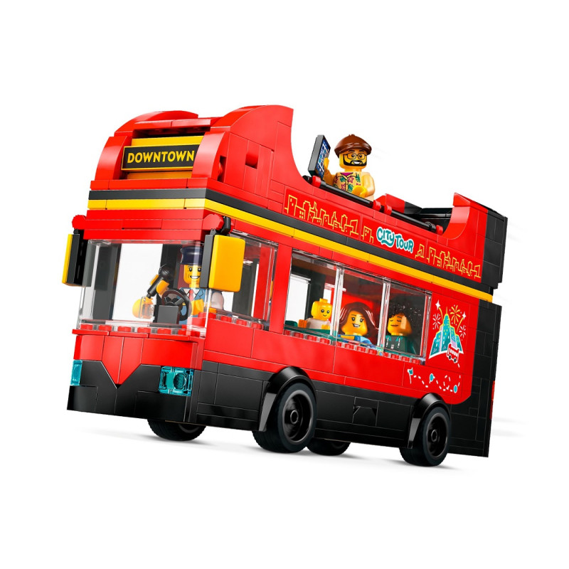 60407 KLOCKI LEGO CITY CZERWONY PIĘTROWY AUTOKAR
