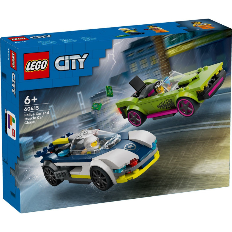60415 LEGO CITY POŚCIG RADIOWOZU ZA MUSCLE CAREM