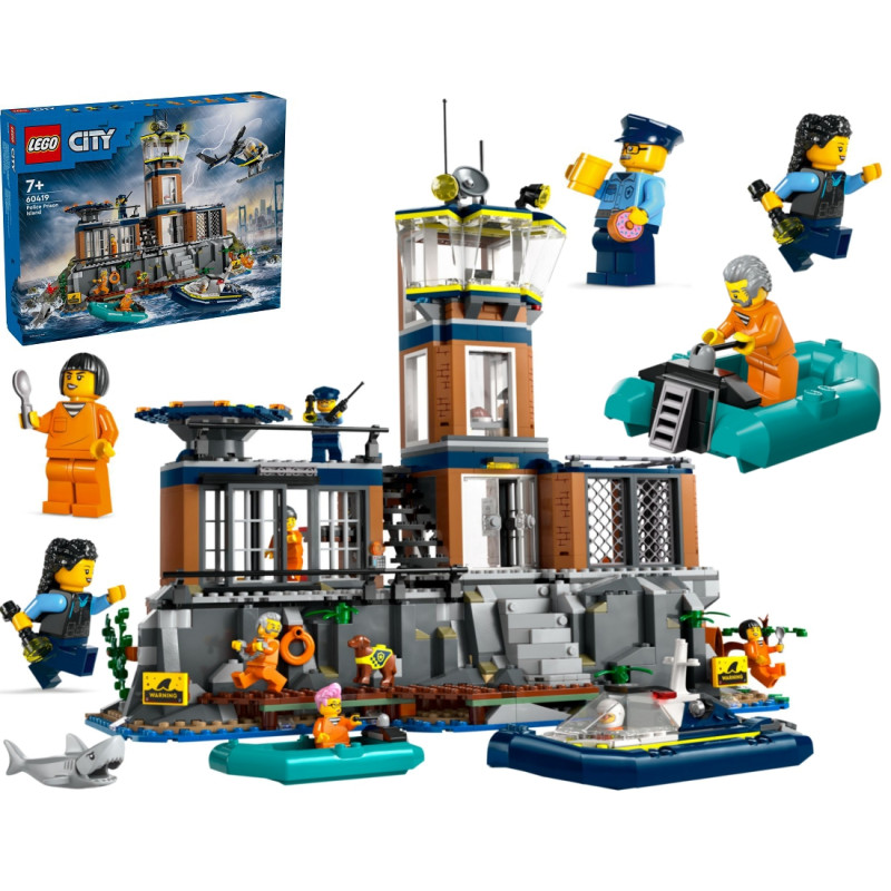 60419 KLOCKI LEGO CITY POLICJA Z WIĘZIENNEJ WYSPY