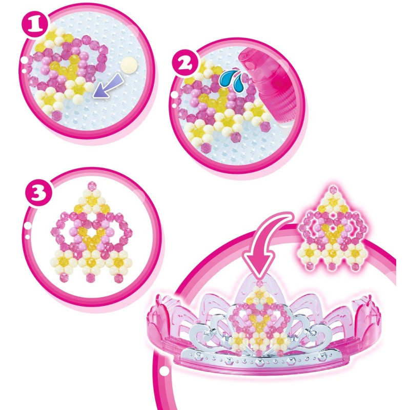 6047 KORALIKI WODNE AQUABEADS BROKATOWA KORONA