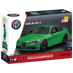 6051 KLOCKI COBI SAMOCHÓD AUTO ALFA ROMEO GIULIA QUADRIFOGLIO