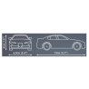 6051 KLOCKI COBI SAMOCHÓD AUTO ALFA ROMEO GIULIA QUADRIFOGLIO