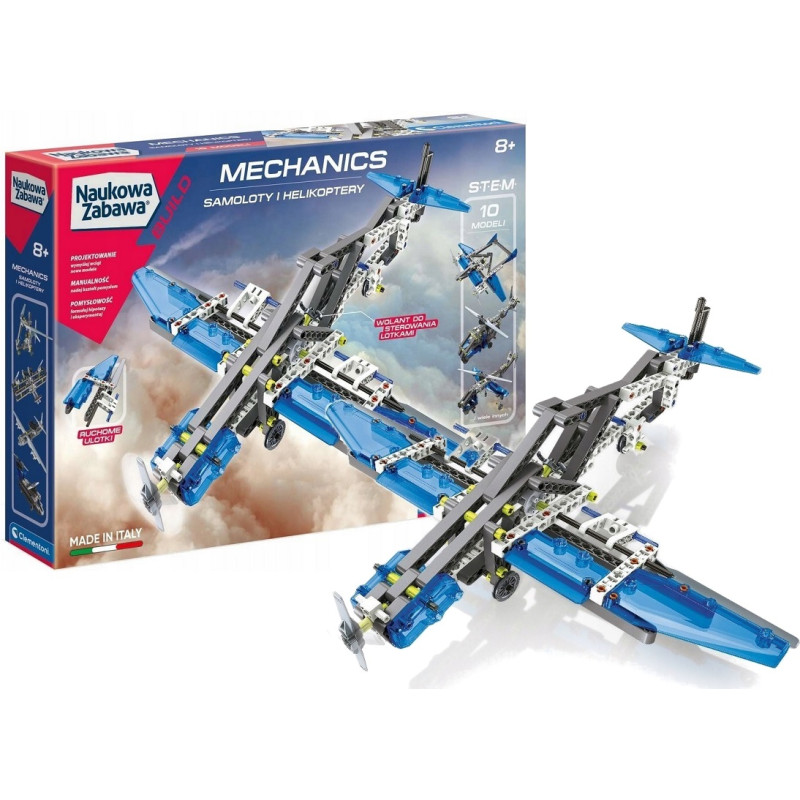 60950 CLEMENTONI MECHANICS SAMOLOTY I HELIKOPTERY