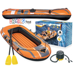 61062 WIELKI 2os PONTON + WIOSŁA + POMPKA BESTWAY