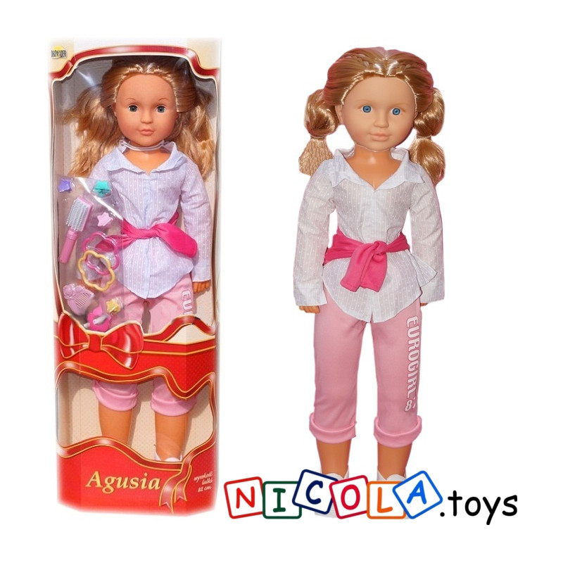 6139 LALKA AGUSIA CHODZĄCA 82cm 
