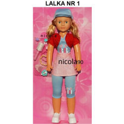 6139 LALKA AGUSIA CHODZĄCA 82cm 