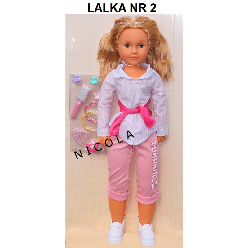 6139 LALKA AGUSIA CHODZĄCA 82cm 