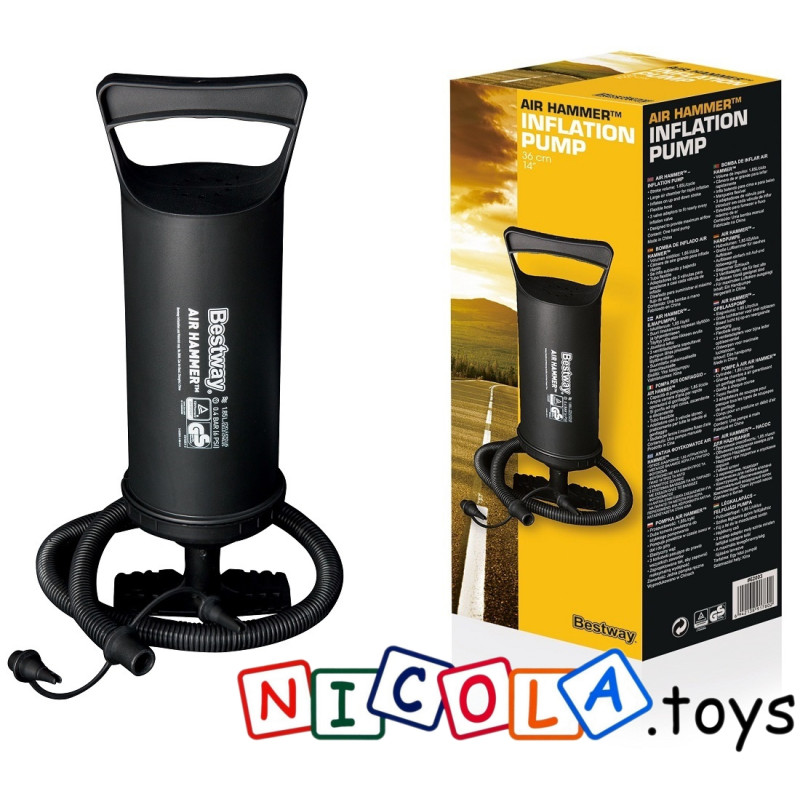 62003 POMPKA TŁOKOWA DO MATERAC BASEN BESTWAY 36cm 