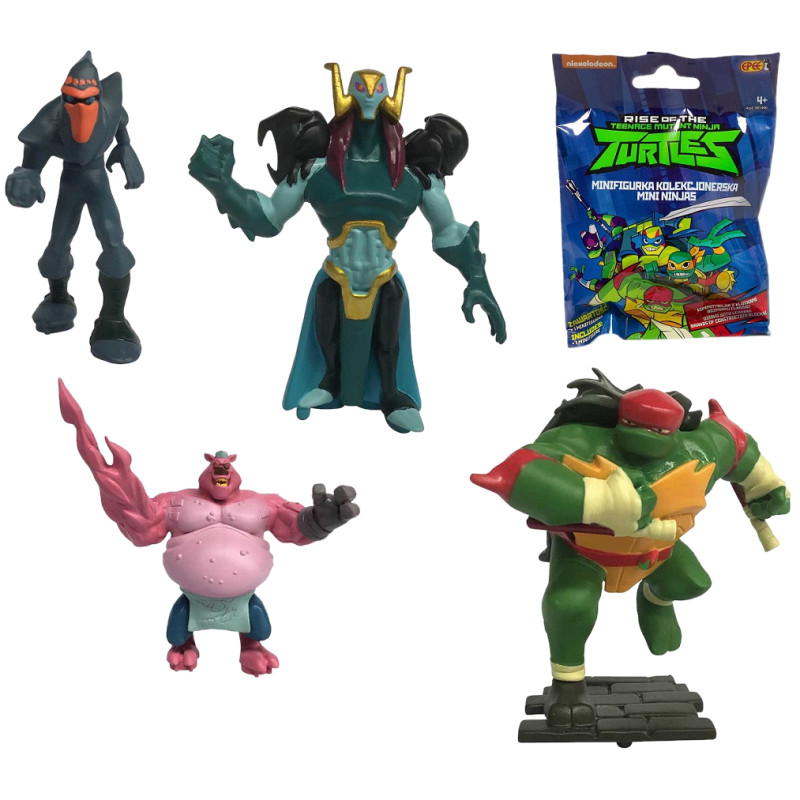 6470 MINIFIGURKI WOJOWNICZE ŻÓŁWIE NINJA SASZETKA