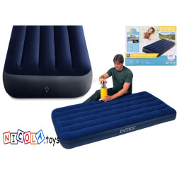 64756 COT SIZE 191cm DMUCHANY MATERAC WELUROWY INTEX 