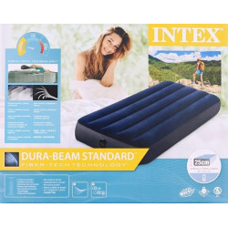 64756 COT SIZE 191cm DMUCHANY MATERAC WELUROWY INTEX 