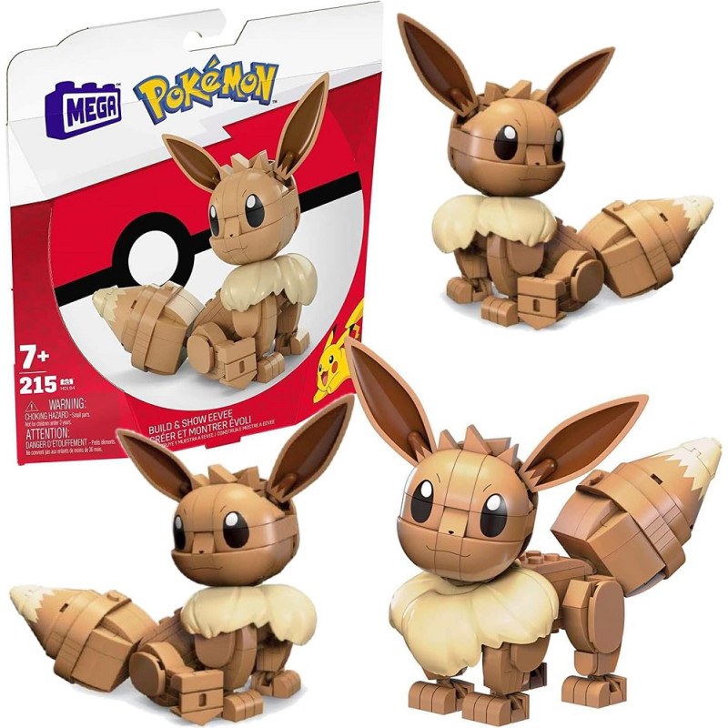 6609 KLOCKI KONSTRUKCYJNE MEGA POKEMON SHOW EEVEE