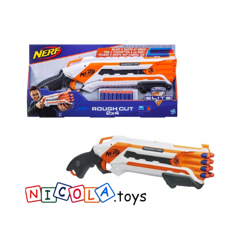 6626 WYRZUTNIA PISTOLET KARABIN NERF ROUGH CUT ELITE