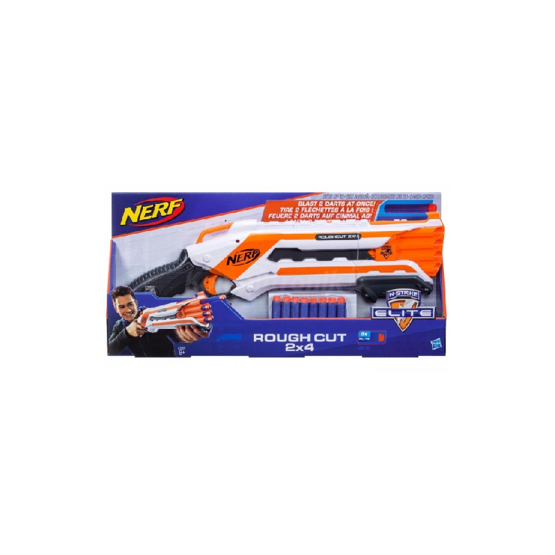 6626 WYRZUTNIA PISTOLET KARABIN NERF ROUGH CUT ELITE