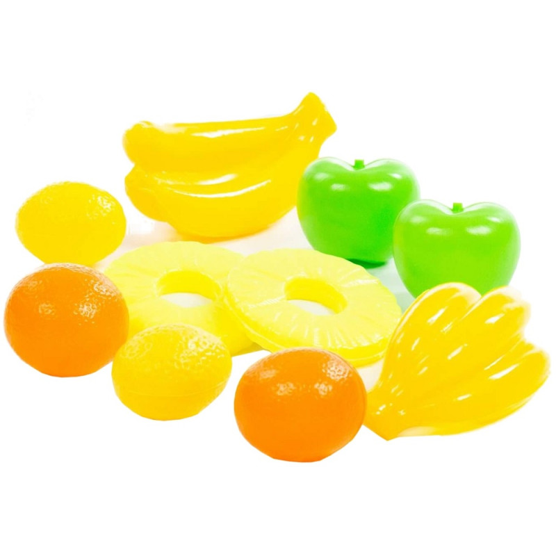 66718 ZESTAW 10ele ZAKUPOWY OWOCE DO ZABAWY 
