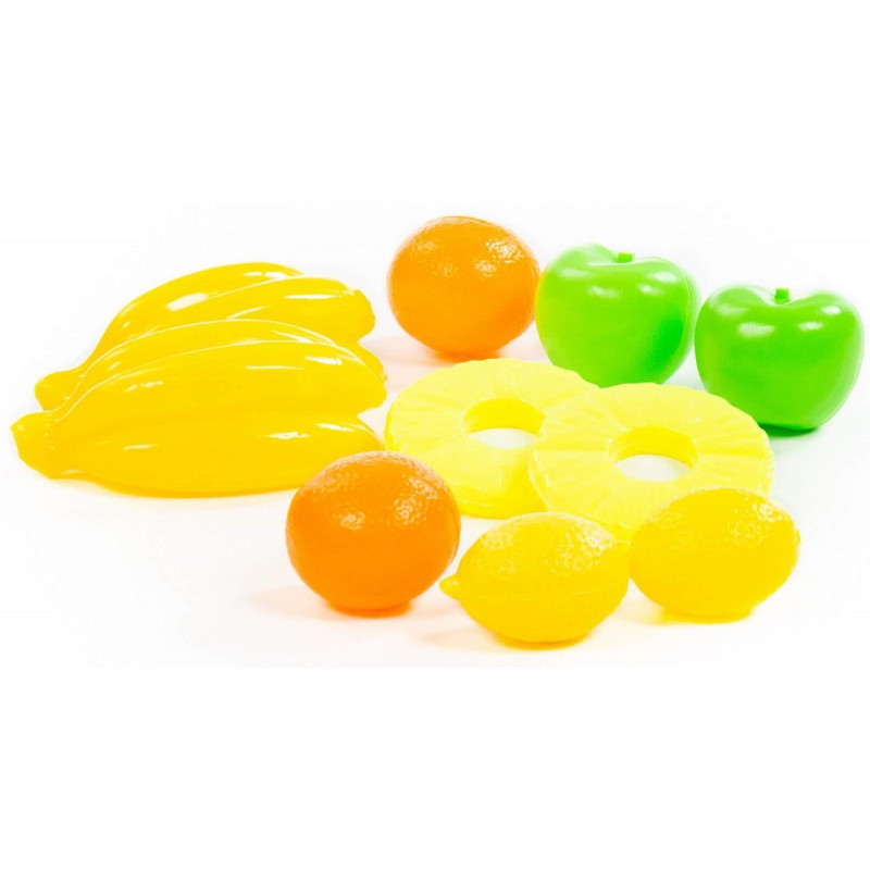 66718 ZESTAW 10ele ZAKUPOWY OWOCE DO ZABAWY 