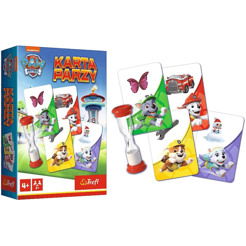 6917 GRA PODRÓŻNA KARTA PARZY PSI PATROL GRA KARCIANA
