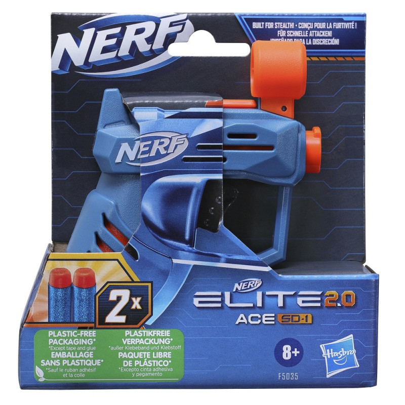 6966 PISTOLET NERF ELITE 2.0 ACE SD-1 + STRZAŁKI