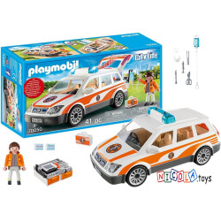 70050 KLOCKI PLAYMOBIL SAMOCHÓD RATOWNICZY KARETKA 