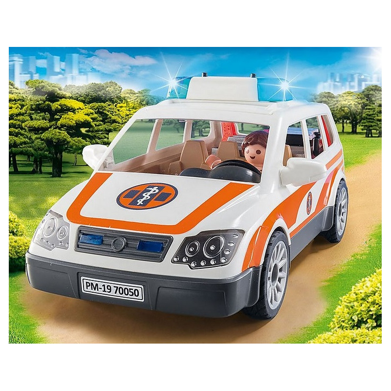 70050 KLOCKI PLAYMOBIL SAMOCHÓD RATOWNICZY KARETKA 