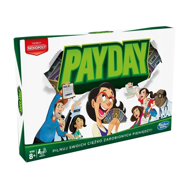 7044 RODZINNA GRA MONOPOLY- PAYDAY POLSKA WERSJA
