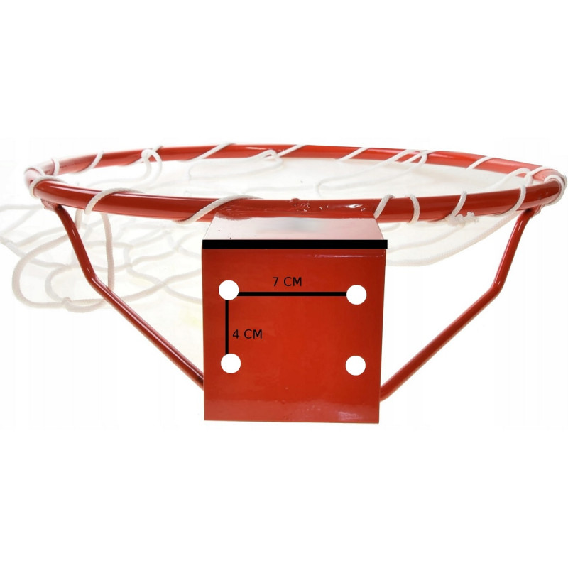 7112 KOSZYKÓWKA 45cm METALOWA OBRĘCZ DO KOSZYKÓWKI KOSZ