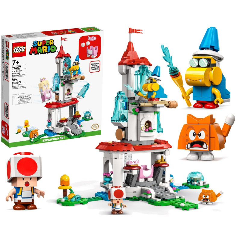 71407 LEGO SUPER MARIO CAT PEACH I LODOWA WIEŻA