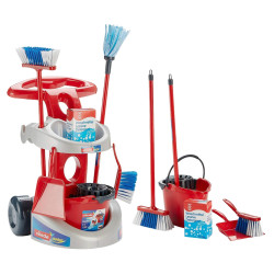 7210 VILEDA JUNIOR WÓZEK DO SPRZĄTANIA MOP MIOTŁA + AKCESORIA