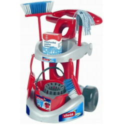 7210 VILEDA JUNIOR WÓZEK DO SPRZĄTANIA MOP MIOTŁA + AKCESORIA