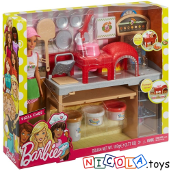 7384 LALKA BARBIE PIZZERIA ZESTAW FHR09