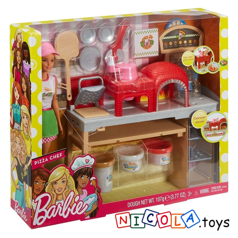 7384 LALKA BARBIE PIZZERIA ZESTAW FHR09