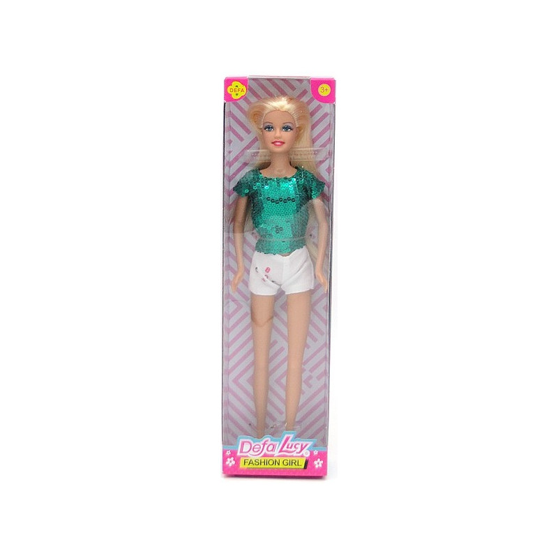 7493 LALKA W KOLOROWYM LETNIM UBRANIU DEFA LUCY