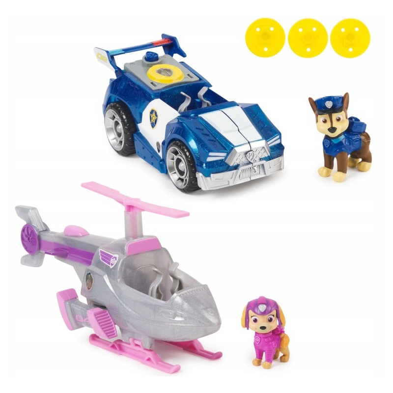 7548 PSI PATROL POJAZDY CHASE I SKYE + FIGURKI 