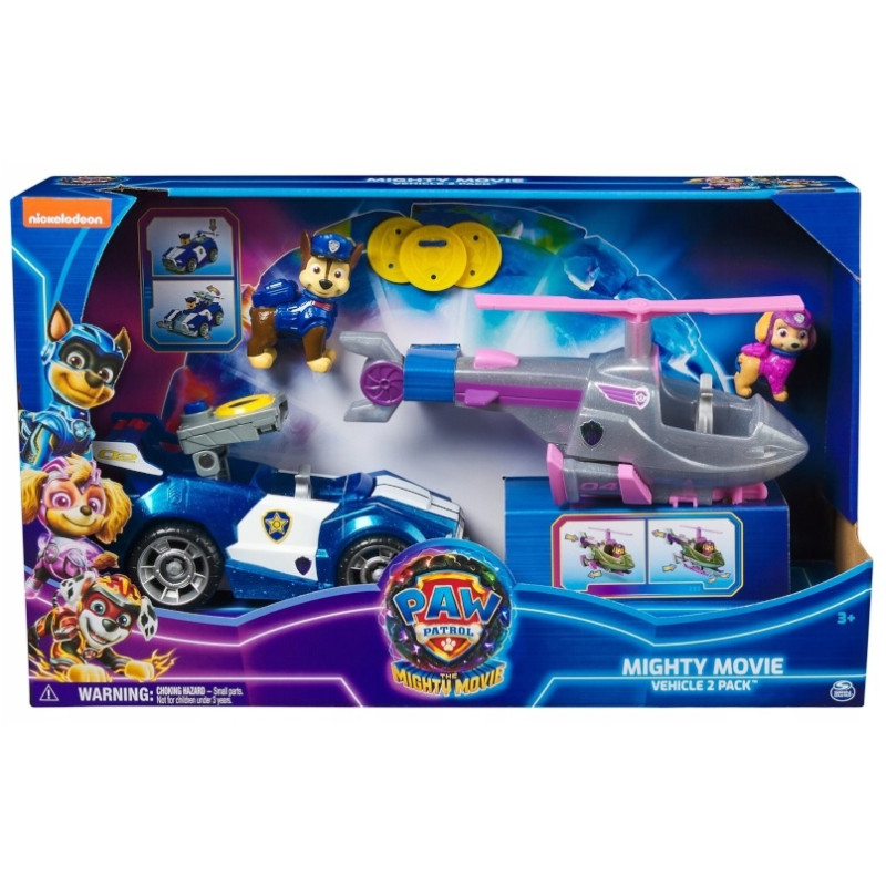 7548 PSI PATROL POJAZDY CHASE I SKYE + FIGURKI 