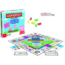 7601 EDUKACYJNA GRA MONOPOLY JUNIOR ŚWINKA PEPPA