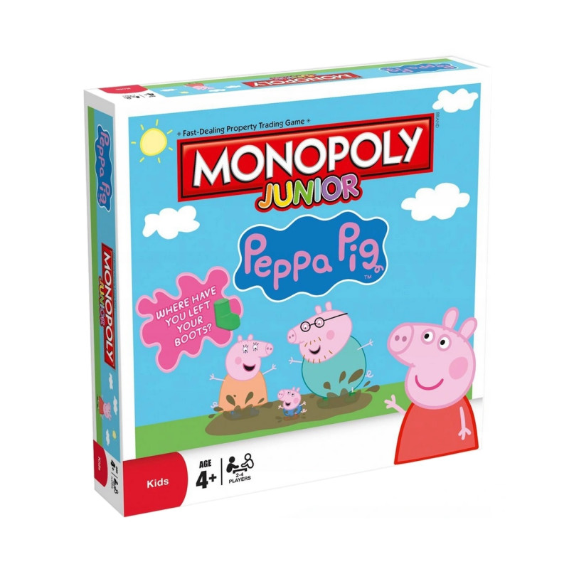 7601 EDUKACYJNA GRA MONOPOLY JUNIOR ŚWINKA PEPPA