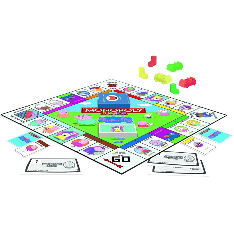 7601 EDUKACYJNA GRA MONOPOLY JUNIOR ŚWINKA PEPPA