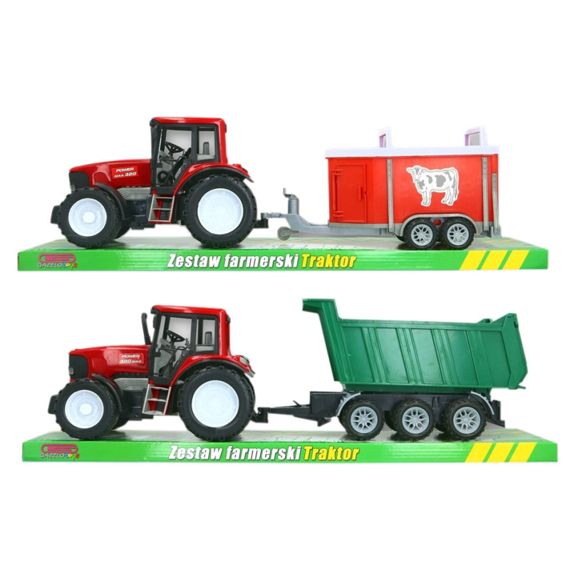7605 WIELKI TRAKTOR Z NAPĘDEM FUNKCYJNA PRZYCZEPA