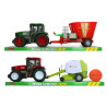 7612 WIELKI TRAKTOR Z NAPĘDEM + MASZYNA ROLNICZA