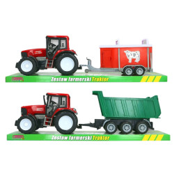 7605 WIELKI TRAKTOR Z NAPĘDEM FUNKCYJNA PRZYCZEPA