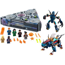76156 KLOCKI LEGO ETERNALS HEROES DOMO POWSTAJE 