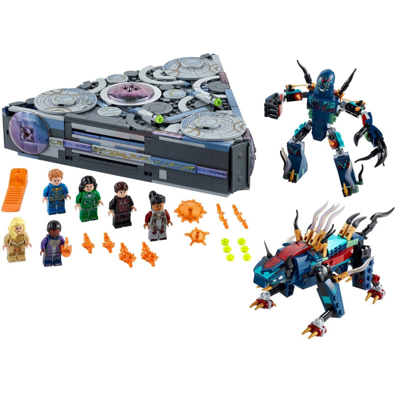 76156 KLOCKI LEGO ETERNALS HEROES DOMO POWSTAJE 