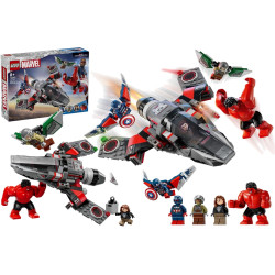76292 Klocki Lego Marvel Kapitan Ameryka Czerwony Hulk bitwa  223 elementy