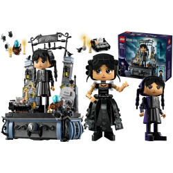 76780 Klocki Lego Wednesday Figurka Wednesday Addams  702 elementy
