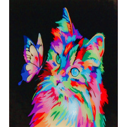 7728 MALOWANIE PO NUMERACH 50x40cm OBRAZ + FARBKI 